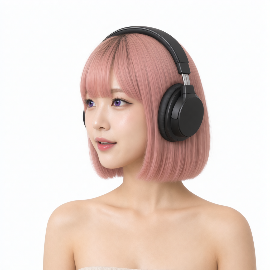 23D 반측면 왼쪽 말하는 입