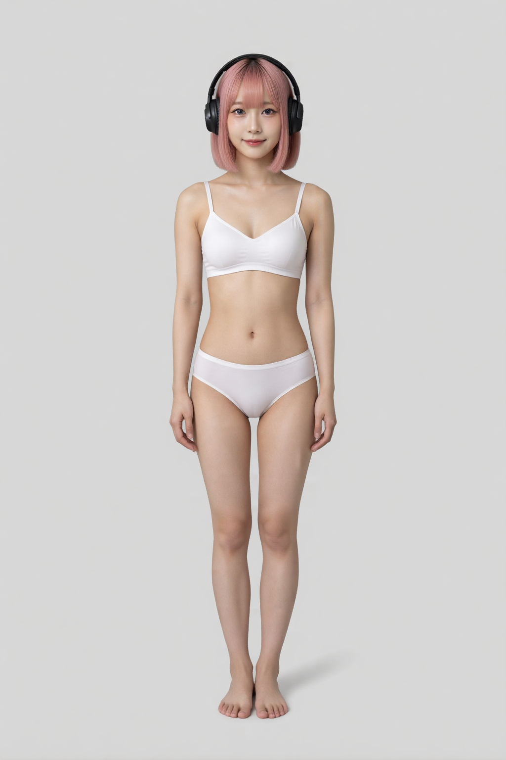 흰 브라와 팬티