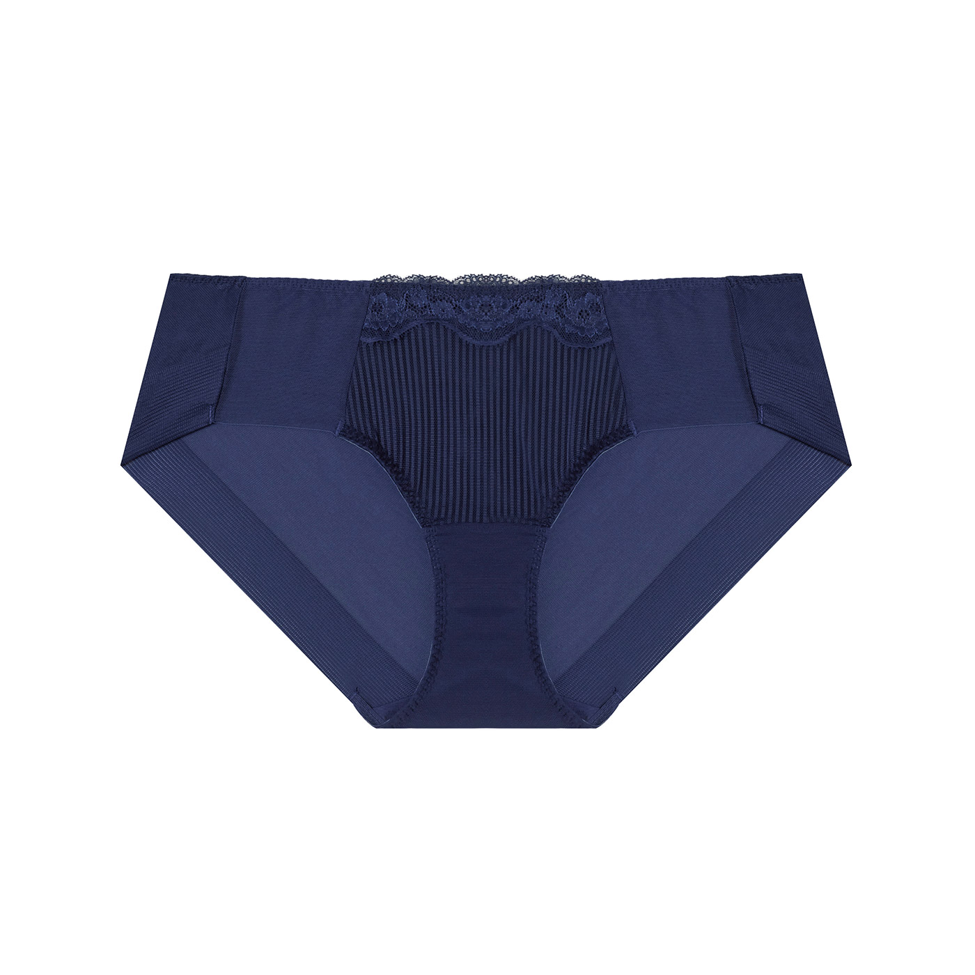솔리드 노와이어_헴팬티 NAVY EBWQGA355H