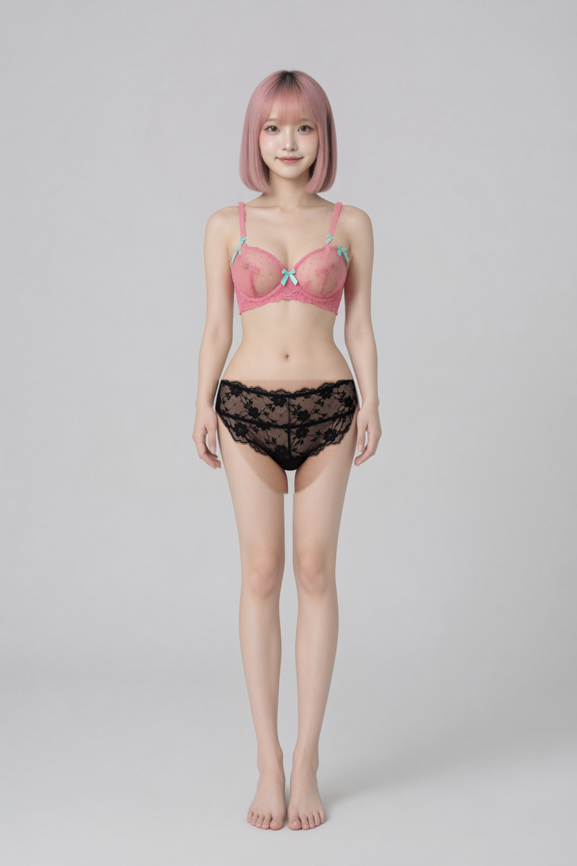 검은 레이스 팬티